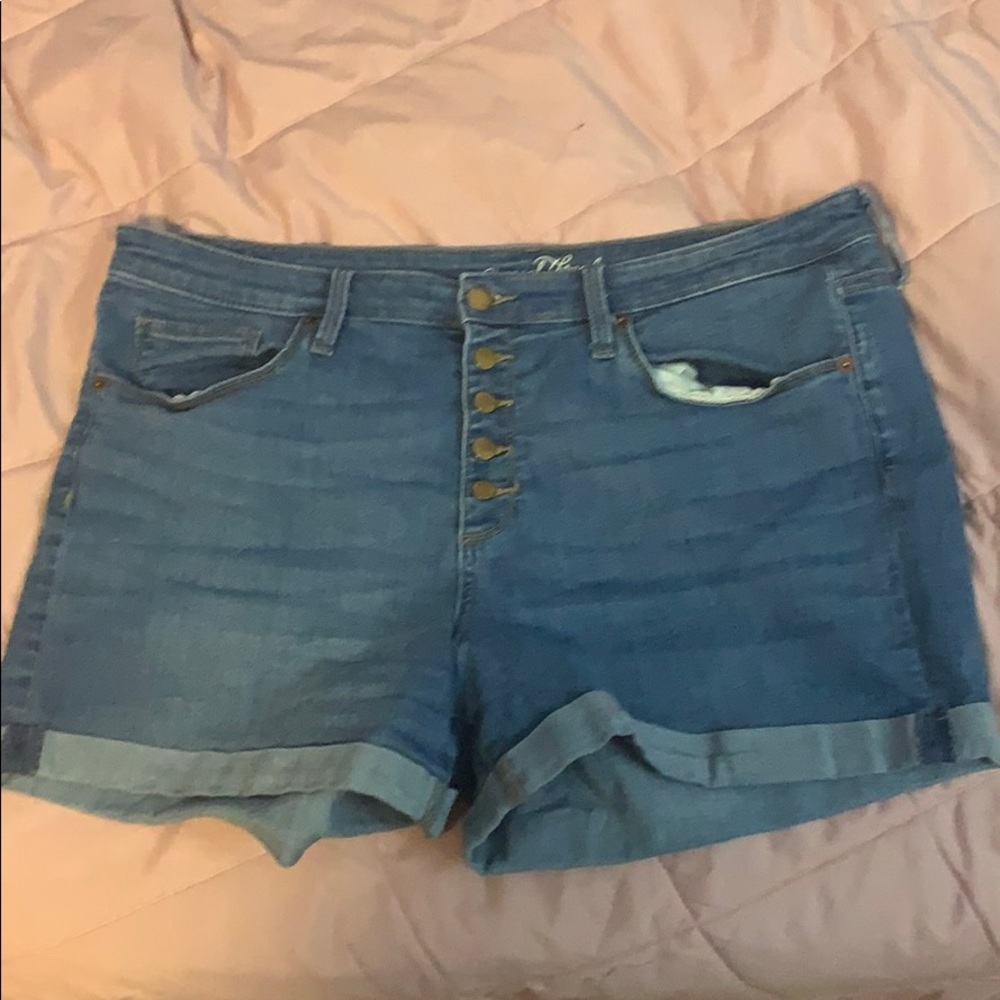 Denim shorts